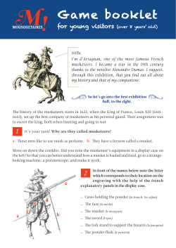 Game booklet - Mus&eacute;e de l`Arm&eacute;e