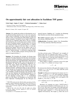 On approximately fair cost allocation in