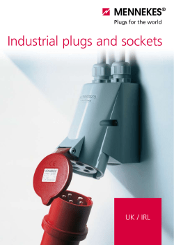 Industrial plugs and sockets