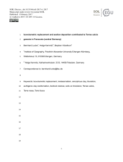 Isovolumetric replacement and aeolian deposition contributed to