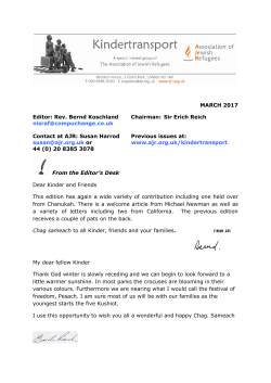 March 2017 - The Association of Jewish Refugees
