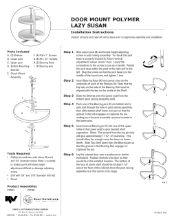 door mount polymer lazy susan