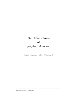 On Hilbert bases of polyhedral cones