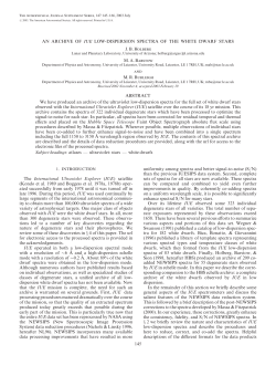AN ARCHIVE OF IUE LOW-DISPERSION SPECTRA OF THE WHITE