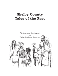 Shelby County Tales of the Past - Shelby County Historical Society