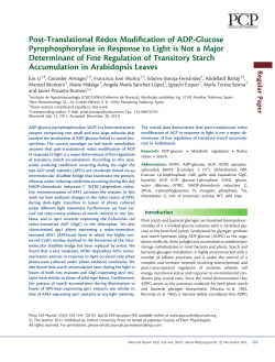 Post-Translational Redox Modification of ADP