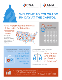 ANA Lobby Day Flier - Colorado Nurses Association