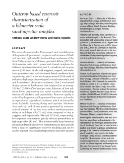Outcrop-based reservoir characterization of a kilometer