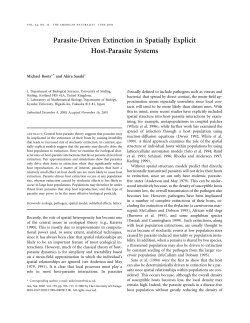 Parasite-Driven Extinction in Spatially Explicit Host