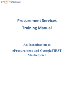 Approver Manual - Clayton State University