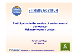 U@marenostrum project
