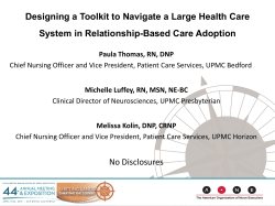 Designing a Toolkit to Navigate a Large Health Care System in