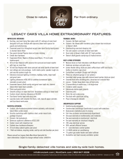 legacy oaks villa home extraordinary features