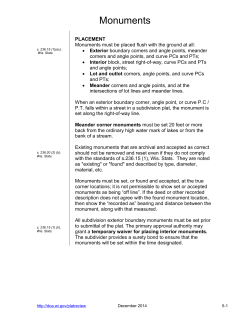 Monuments - Wisconsin Department of Administration