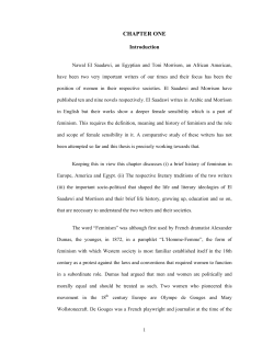 chapter one - Shodhganga