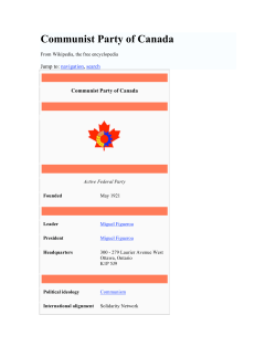 Communist Party of Canada