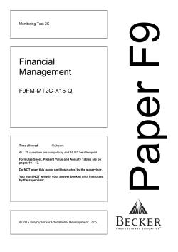 F9 Monitoring Test Sample - Becker Professional Education
