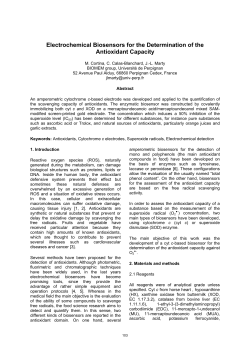 Electrochemical Biosensors for the Determination of the