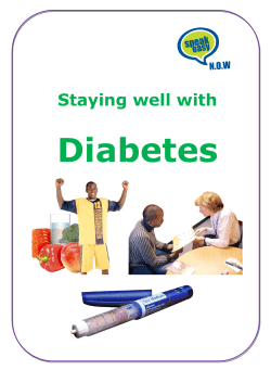 Diabetes Fact Sheet