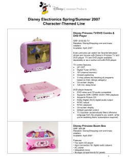 Disney Electronics Spring/Summer 2007 Character