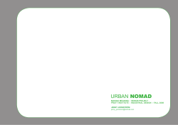 urban nomad - visualsyntax