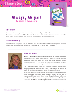 Always, Abigail - Nancy J. Cavanaugh