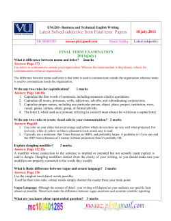 Business and Technical English Writing