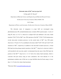 1 Electronic states of Mn4+ ions in p
