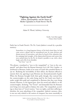 Fighting Against the Earth Itself