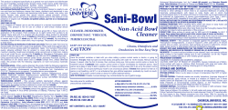 Sani Bowl Screen Print- Quart