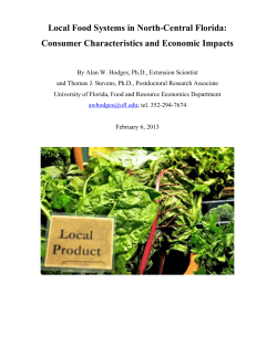 Local Food Systems in North-Central Florida