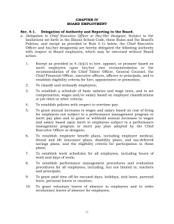 CHAPTER IV BOARD EMPLOYMENT Sec. 4