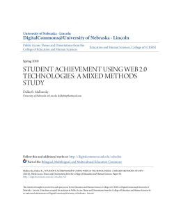 student achievement using web 2.0 technologies