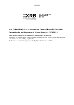 New Zealand Equivalent to International Financial Reporting