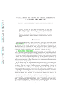 Formal affine Demazure and Hecke algebras of Kac