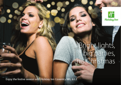 Bright lights, big parties, this Christmas