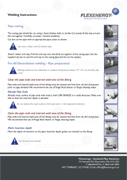 Welding Instructions
