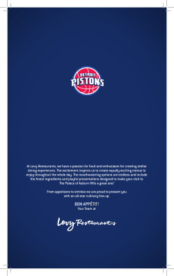 bon appétit! - Palace of Auburn Hills