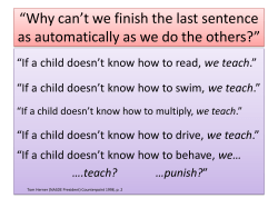 &ldquo;Why can`t we finish the last sentence as automatically as we do the