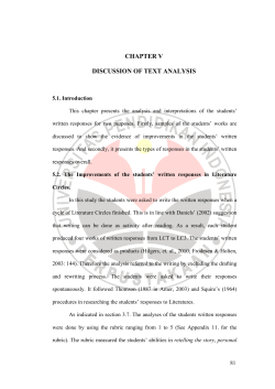 chapter v discussion of text analysis