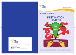 Manual for Men &ndash; Destination Health