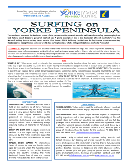 surfing on Yorke Peninsula - Yorke Peninsula Visitor Centre