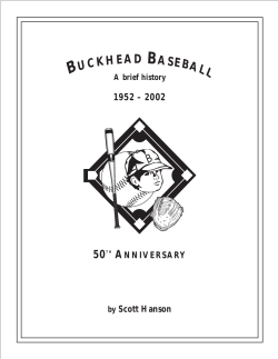 1952-2002 History of Buckhead Baseball