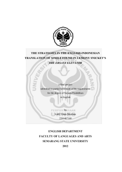 THE STRATEGIES IN THE ENGLISH