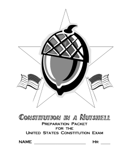 Constitution in a Nutshell