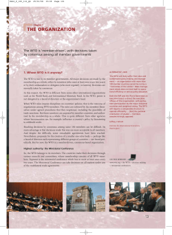 Green Room - World Trade Organization