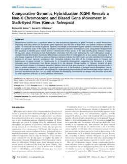 Comparative Genomic Hybridization