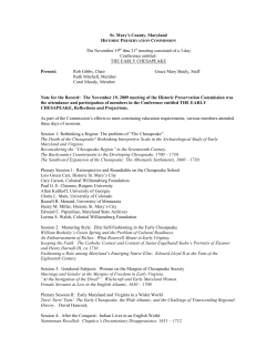 Thursday, November 19, 2009 - St. Mary`s County Government