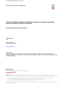 Protein and DNA technologies for functional expression