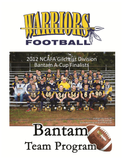 2012 Bantam Tackle Season Highlights